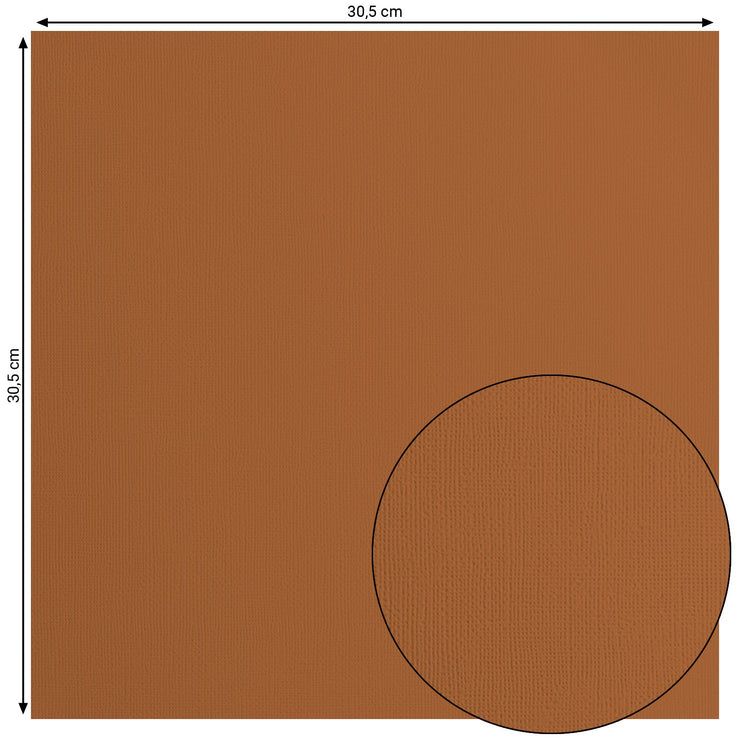Florenz • Kartonpapier 216 g, Struktur 30,5 x 30,5 cm, Ziegelstein