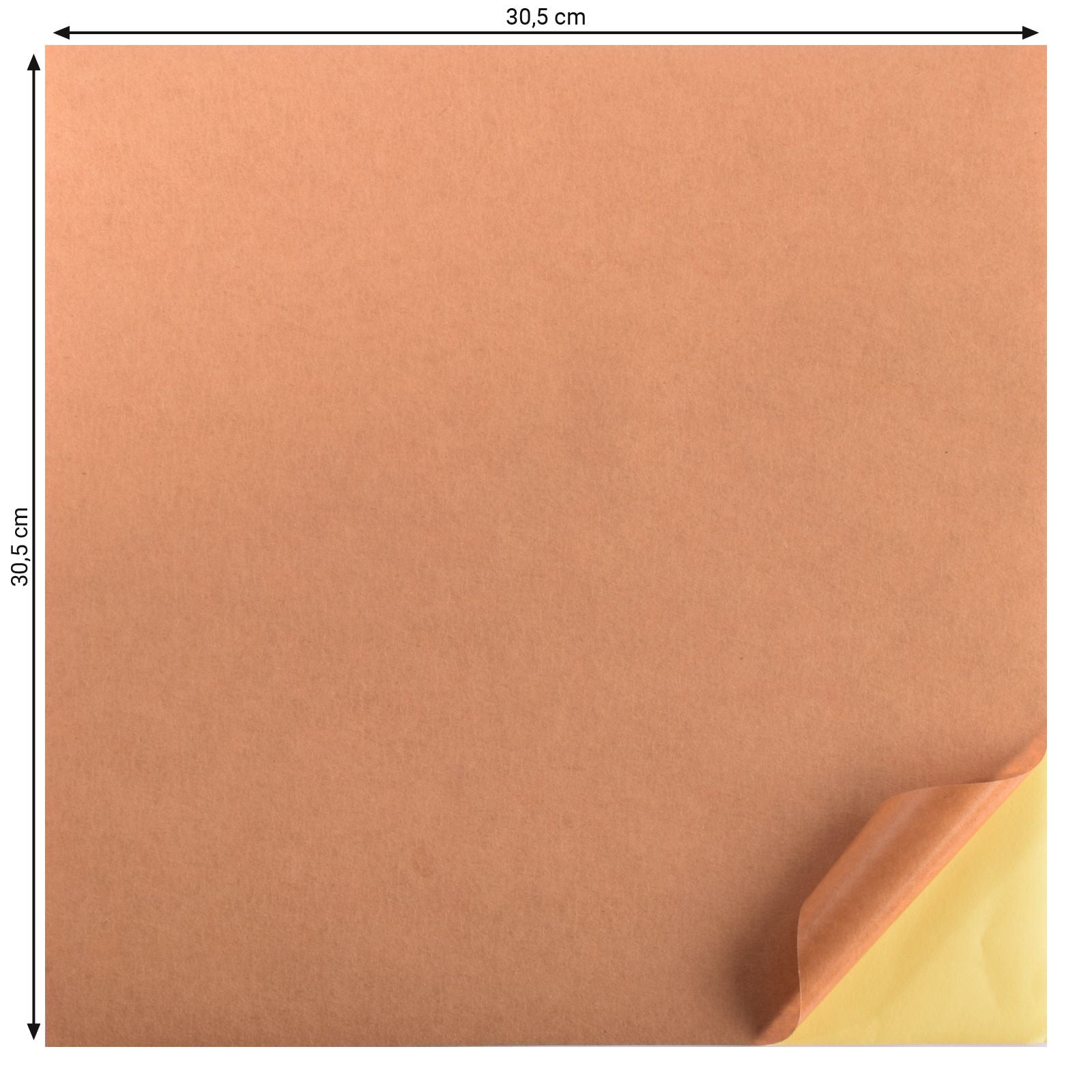 Florenz • Kraftklebepapier 120g glatt 30,5x30,5cm 10x