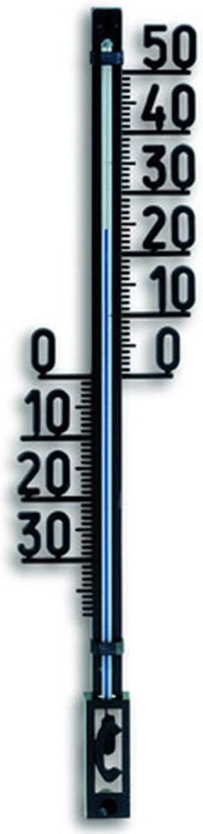 Ubbink Innen-Außenthermometer – Kunststoff – 4,5 x 28 cm – Wandmontage
