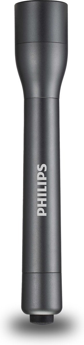 Philips Taschenlampe SFL4002T 10 – LED-Taschenlampe – tragbare Lampe – inkl. 2 AA-Batterien – 110 Lumen – Schwarz – IPX4 wasserdicht – tragbare Lampe – Akkulaufzeit bis zu 2,5 Stunden – Schwarz