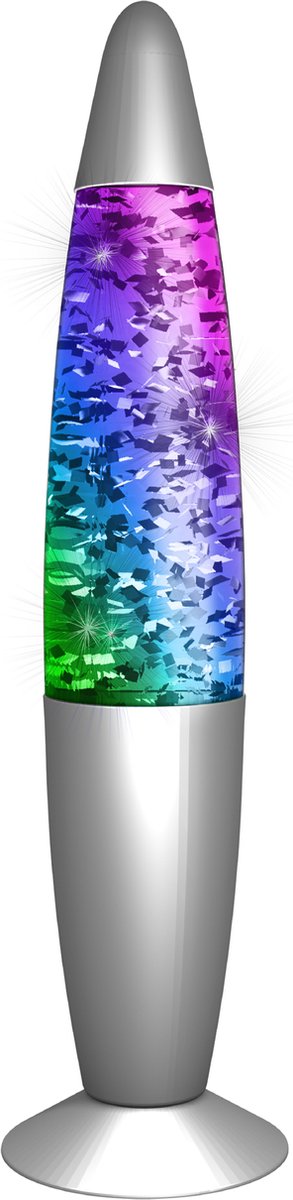 Partyfun Lichter Lava-Lampe Glitzer LED Farbwechsel