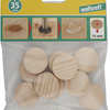 Kegelplatten von Wolfcraft | ø35mm | 10 Stück - 2944000