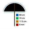 Falcon Eyes Blitzschirm UR-32T Diffuse Weiß 80 cm