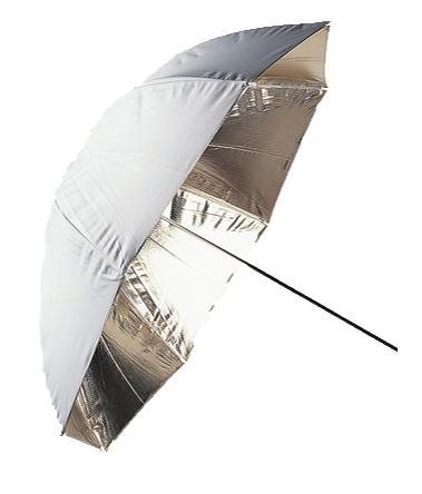 Falcon Eyes Blitzschirm UR-32G Gold Weiß 80 cm