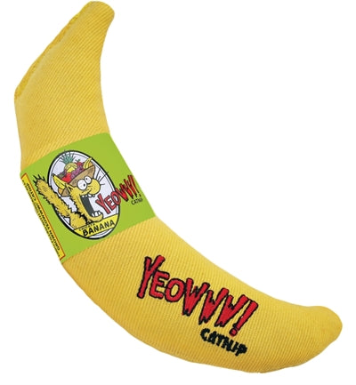 Yeowww Banane mit Katzenminze