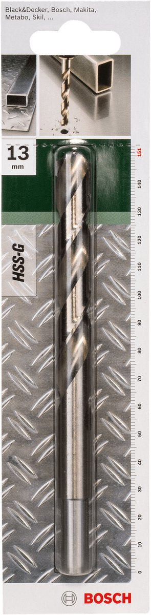 Bosch - Metallbohrer HSS-G, DIN 338 13,0 x 101 x 151 mm