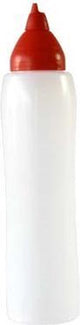 Araven Dosierflasche – Garnierspritze – 1000 ml – rote Kappe