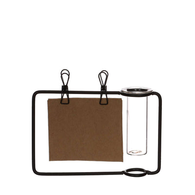 Ideen 4 Jahreszeiten Standard mit Clip und Vase „Dankeschön“ mit Röhre 12x2,5x8cm