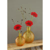Ideen 4 Jahreszeiten Vase Bologna Ocker ø9,5xh12cm