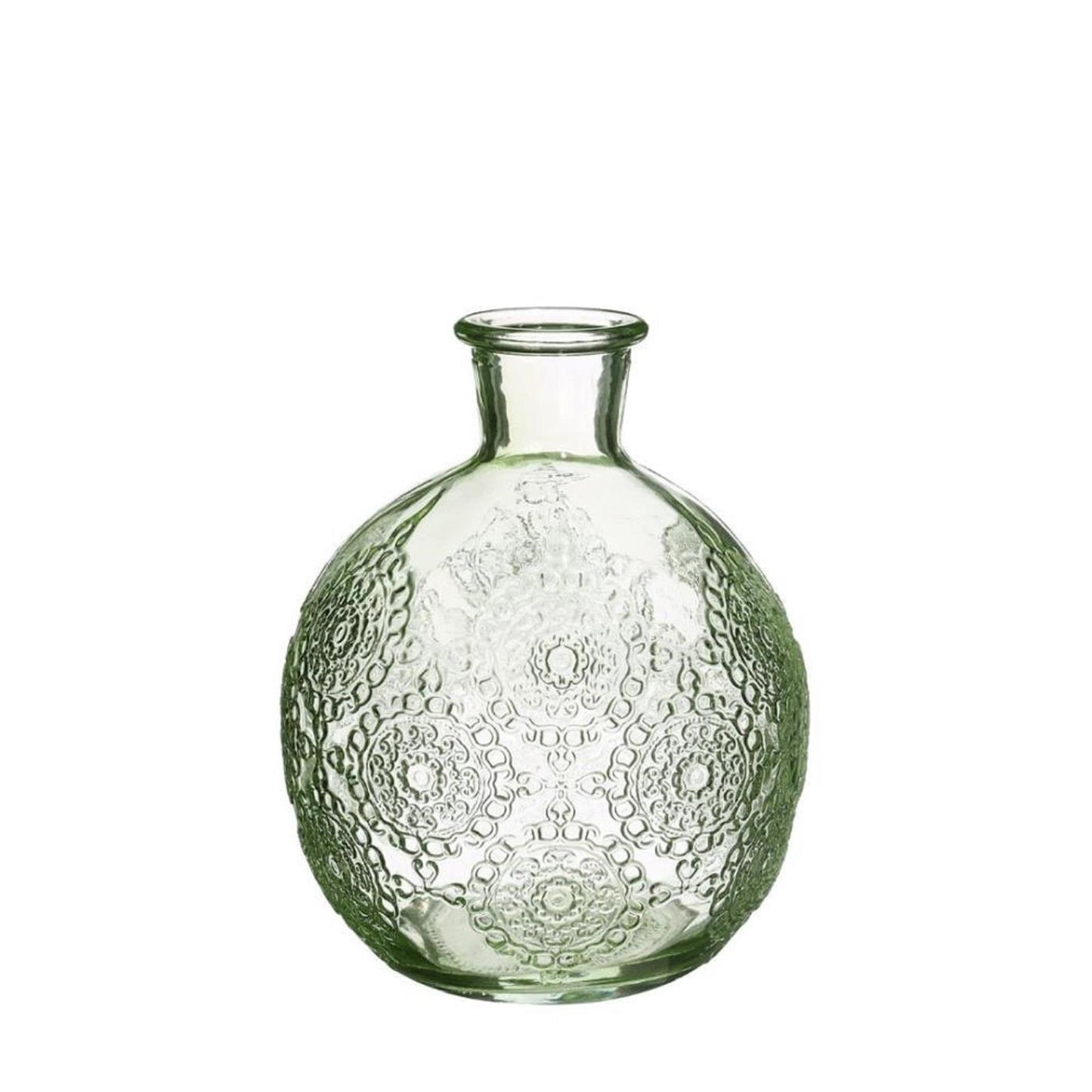 Ideen 4 Jahreszeiten Vase Bologna grün ø9,5xh12cm.