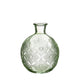 Ideen 4 Jahreszeiten Vase Bologna grün ø9,5xh12cm.
