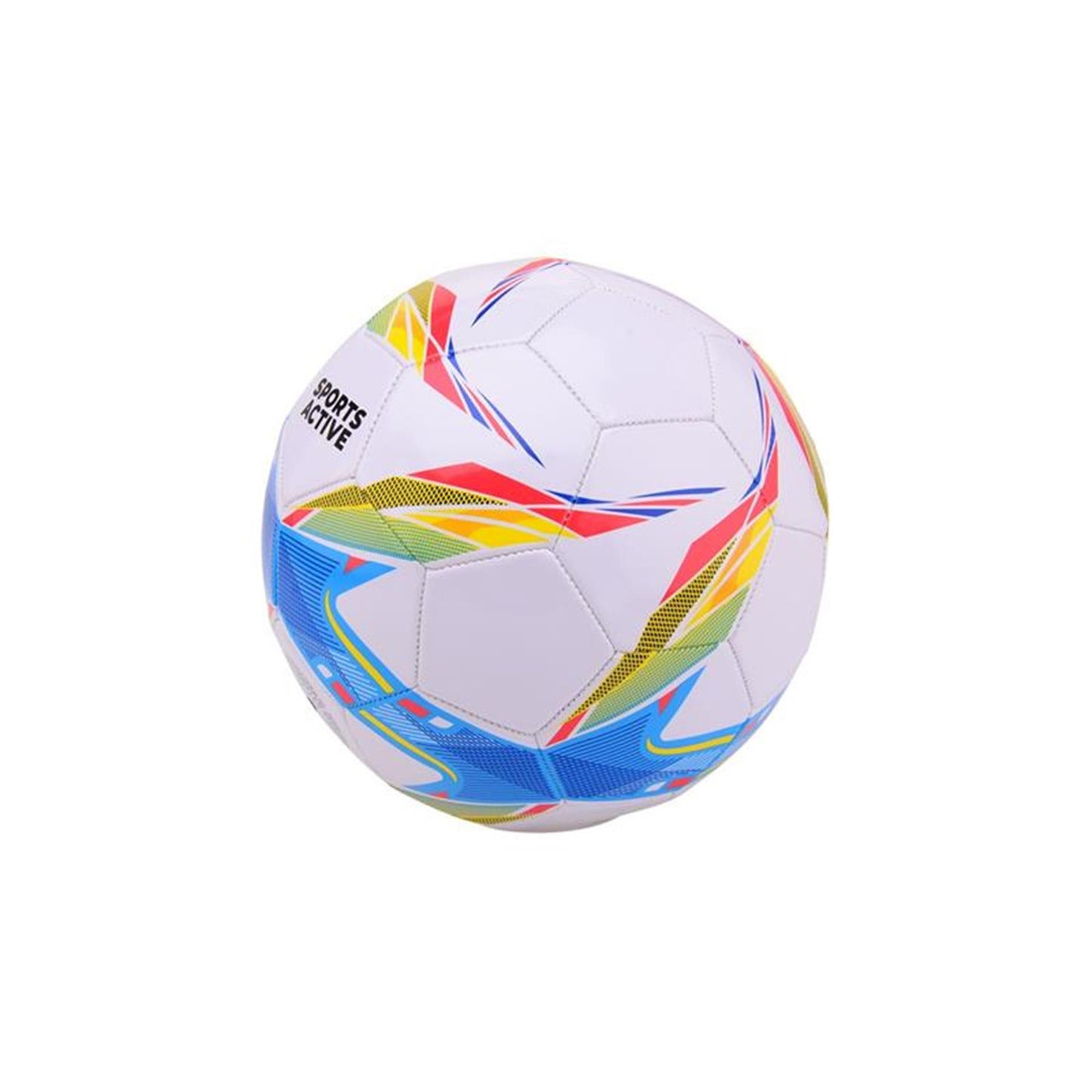 Sportaktives Kunst legt Fußball