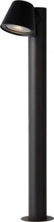 Lucide Dingo-LED - Sockellampe - LED dimmbar - GU10 - 1x5W 3000K - IP44 - Anthrazit