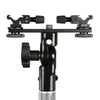 Falcon Eyes Twin Mount Neigehalterung + 2 x Blitzschuh CLD-14A