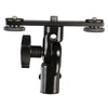 Falcon Eyes Twin Mount Neigehalterung + 2 x Blitzschuh CLD-14A