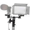 Falcon Eyes Twin Mount Neigehalterung + 2 x Blitzschuh CLD-14A