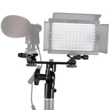Falcon Eyes Twin Mount Neigehalterung + 2 x Blitzschuh CLD-14A - afbeelding 4