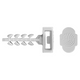Celo 1069793 - insertfix ifb, großer Kopf 6, grau | 1 Stk
