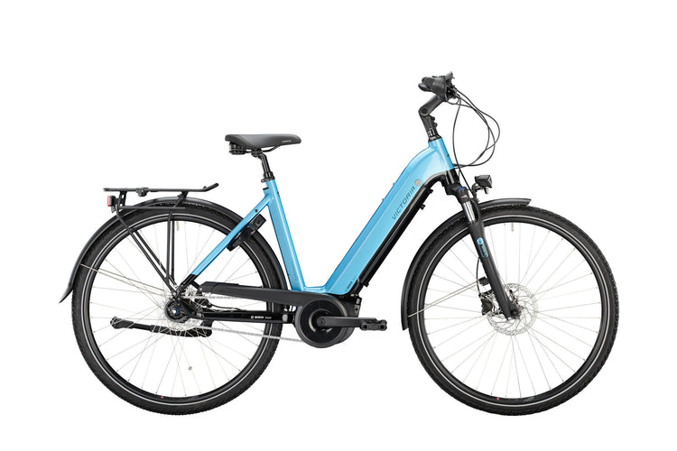 Victoria Elektro-Trekkingrad Etrekking 11.3 Mod. 22 E-Bike-Vict. E-Pull. 11,3 28 46 Welle 7sp Aquablau