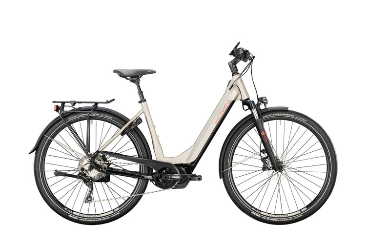 Victoria Elektro-Trekkingrad Etouring 12,8 Mod. 22 E-Bike-Vict. E-Tour. 12,8 28 50 Welle 10sp grau