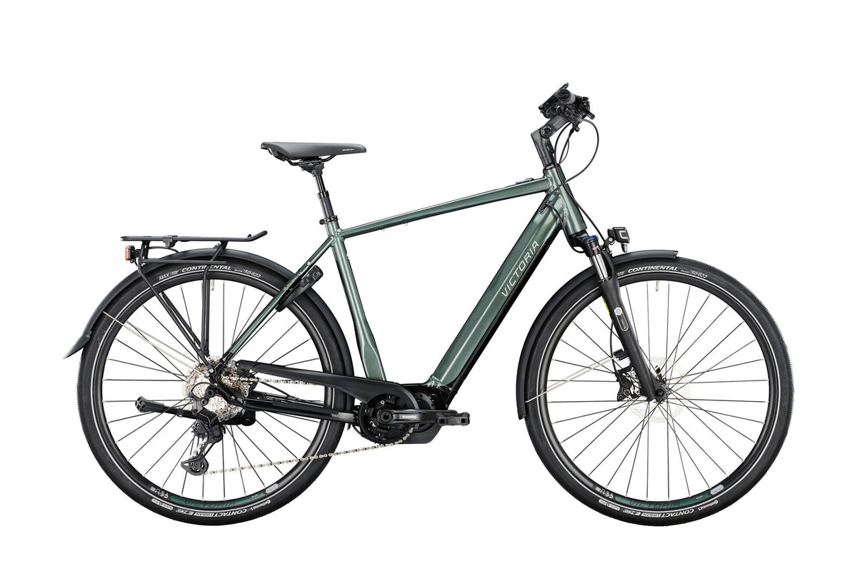 Victoria Elektro-Trekkingrad Etouring 12,9 Mod. 22 E-Bike-Vict. E-Tour. 12,9 28 55 Durchm. 11 EL grün