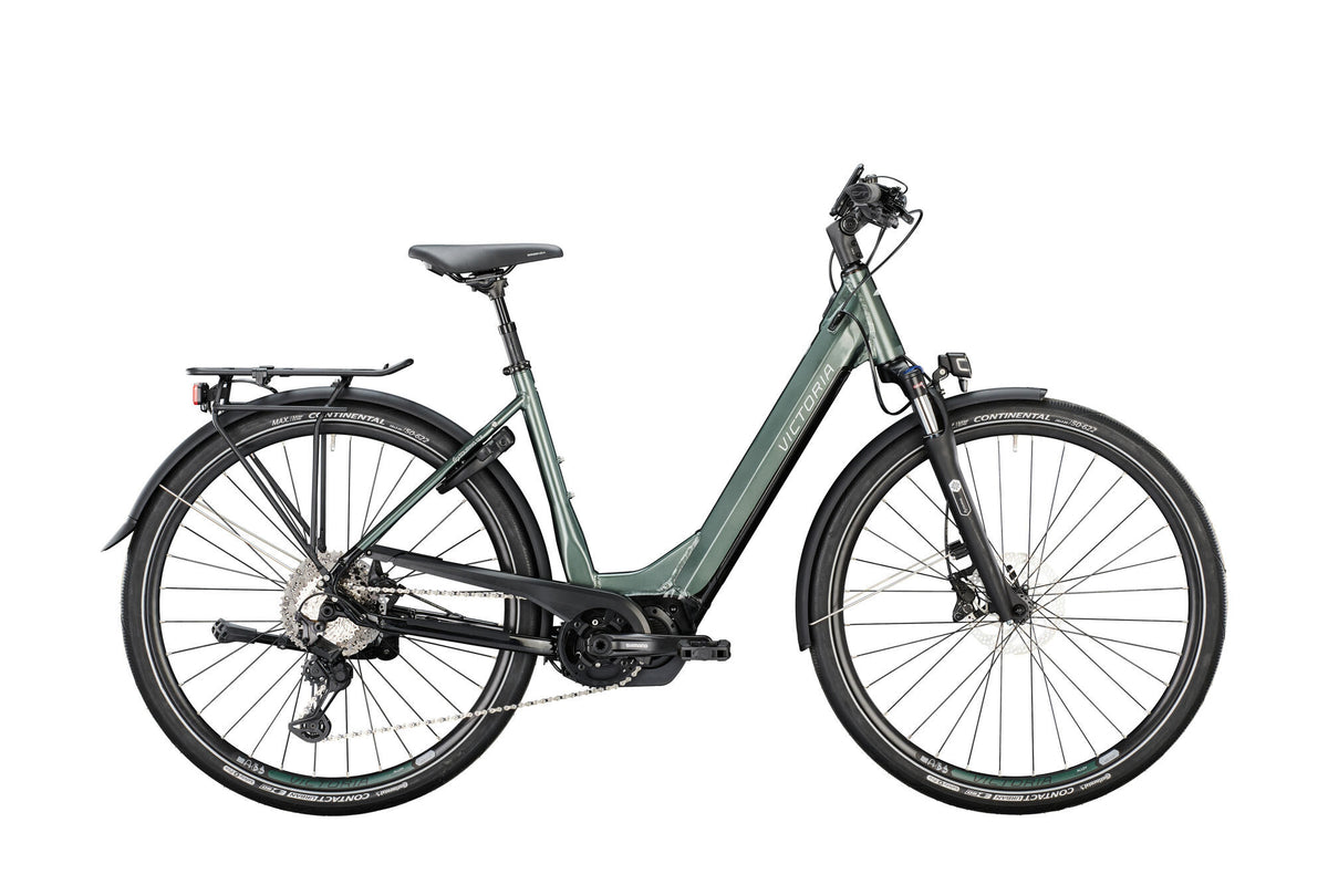 Victoria Elektro-Trekkingrad Etouring 12,9 Mod. 22 E-Bike-Vict. E-Tour. 12,9 28 50 Welle 11sp grün
