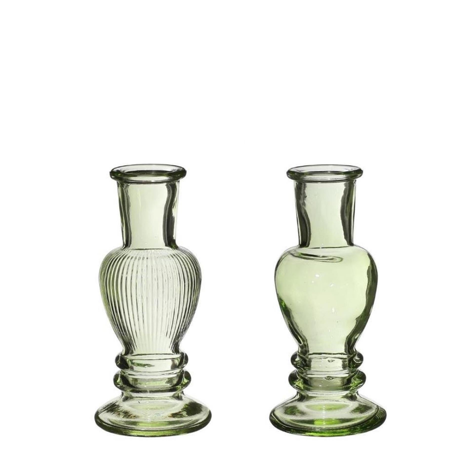 Ideen 4 Jahreszeiten Kerzenständer Venedig grün ø5xh11,3cm