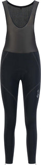 Rogelli Liona lange Radhose Damen – Sitzpolster und Hosenträger – Schwarz – L