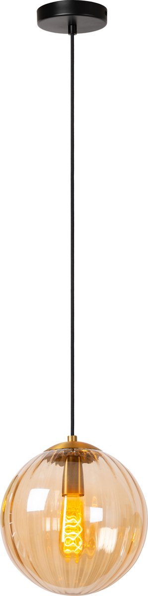 Lucide Monsaraz - Hängelampe - ø 25 cm - 1xe27 - Bernstein