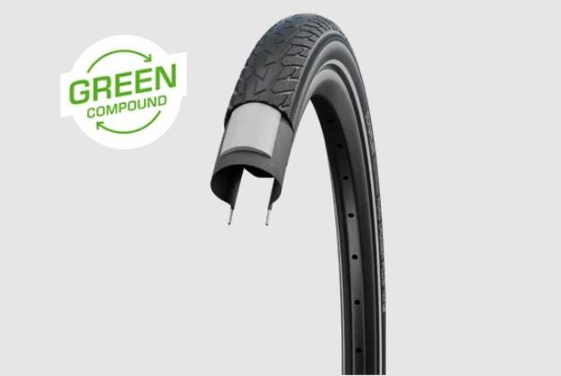 Schwalbe Tire 28-2.00 (50-622) Road Cruiser plus PG Black +R.