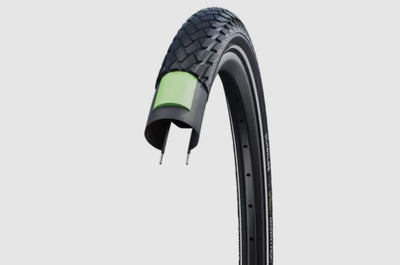 Schwalbe Tire Green Marathon Greenguard 28 x 1,25 32-622 mm schwarz mit Reflexion