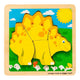 Bigjigs Holzformpuzzle Stegosaurus – 4-tlg.