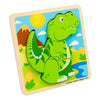 Bigjigs Holzformpuzzle T-Rex – 4-tlg.