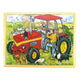 Bigjigs Holzpuzzle Traktor - 20 Teile.