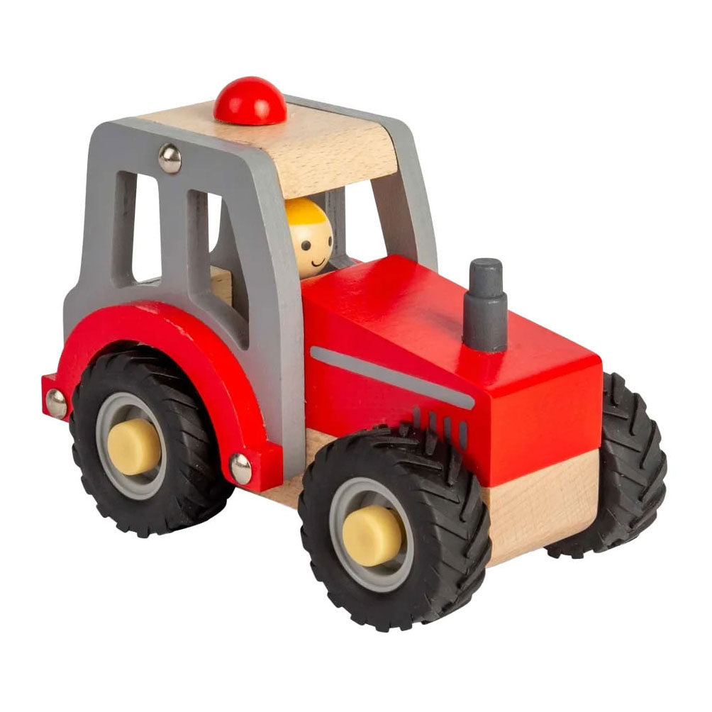 Bigjigs hölzerner roter Traktor