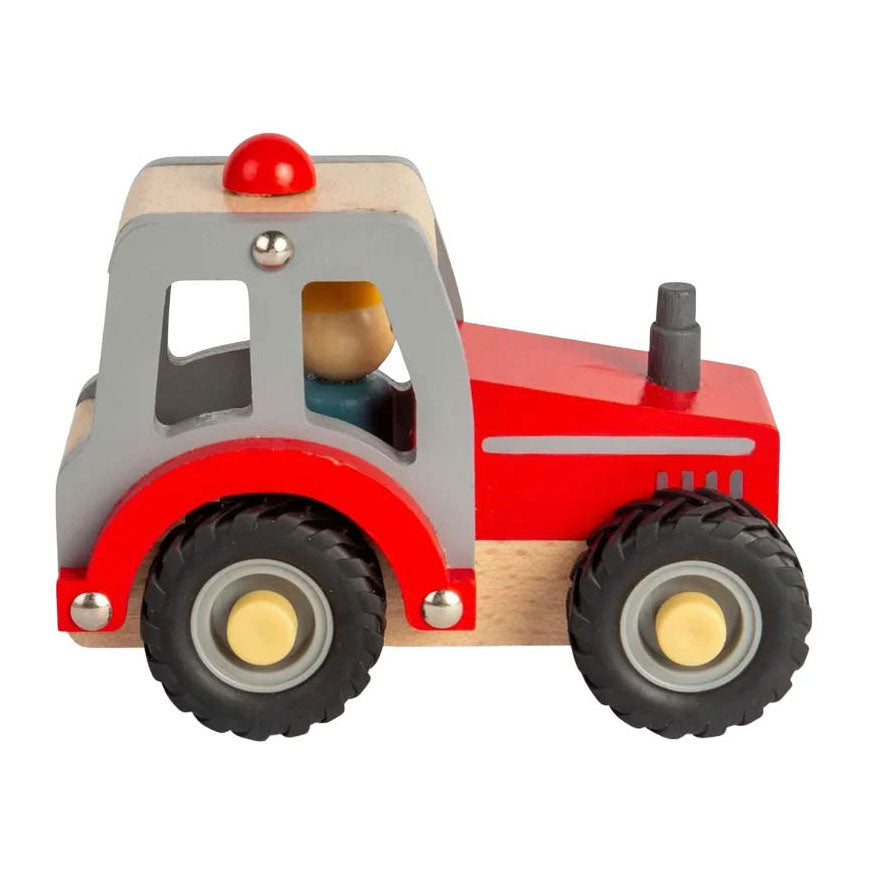 Bigjigs hölzerner roter Traktor