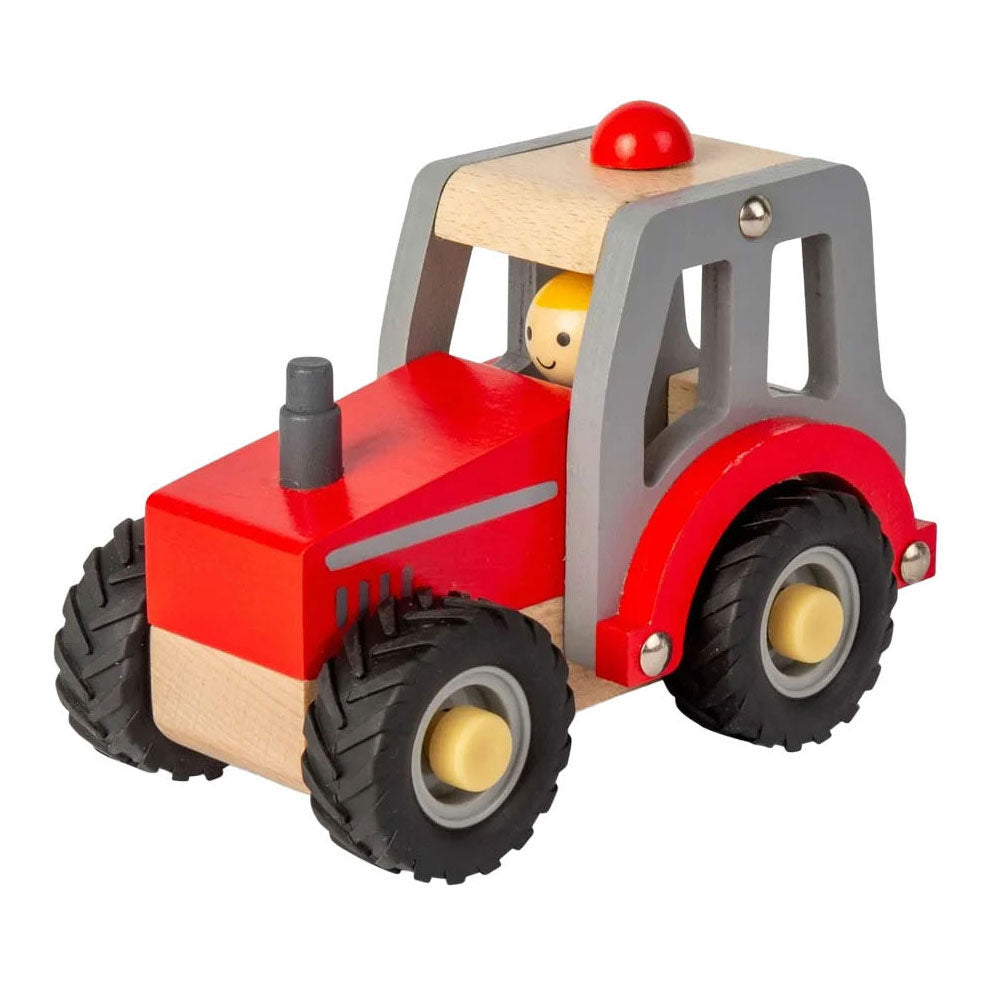Bigjigs hölzerner roter Traktor