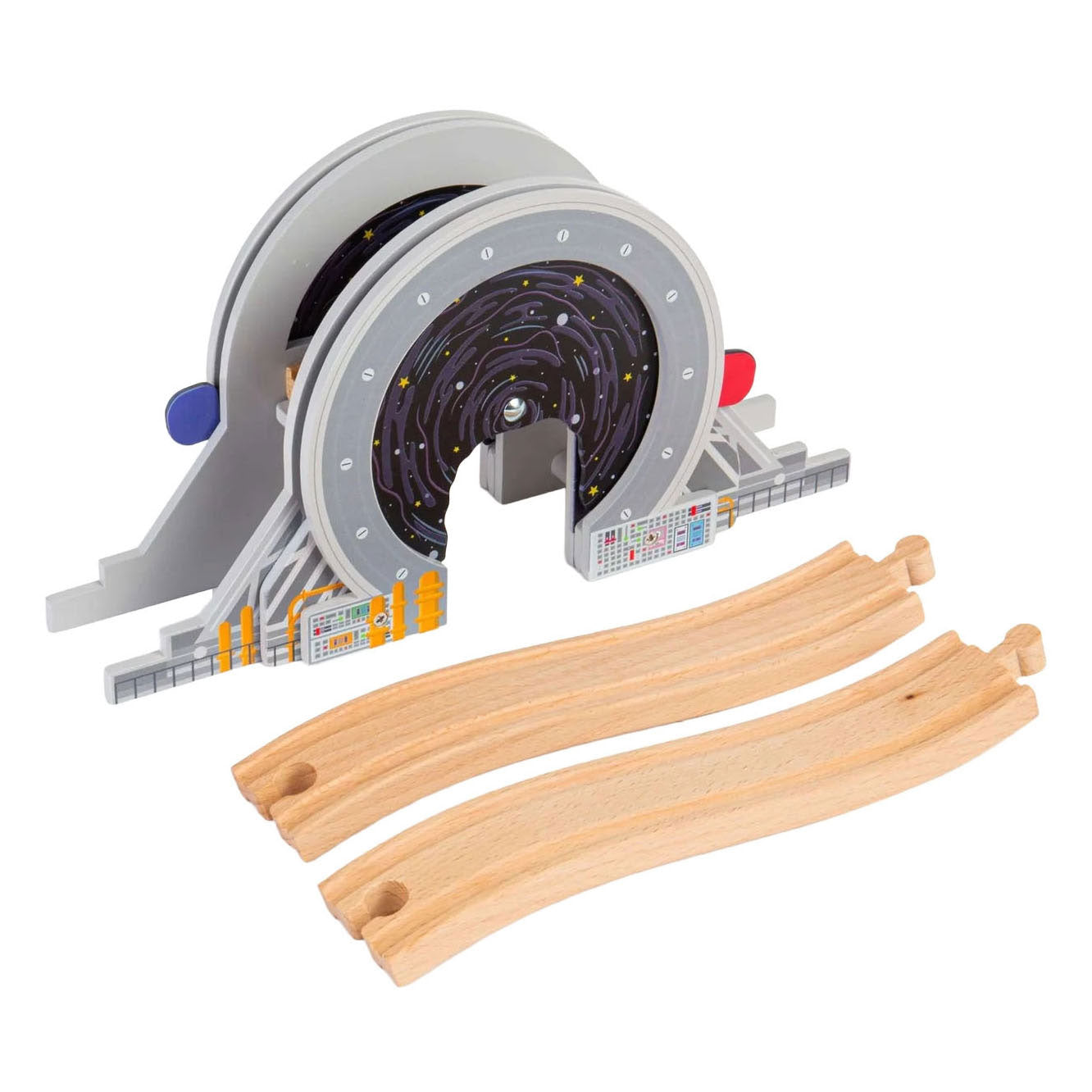Bigjigs Holzschienen – Weltraumbrücke
