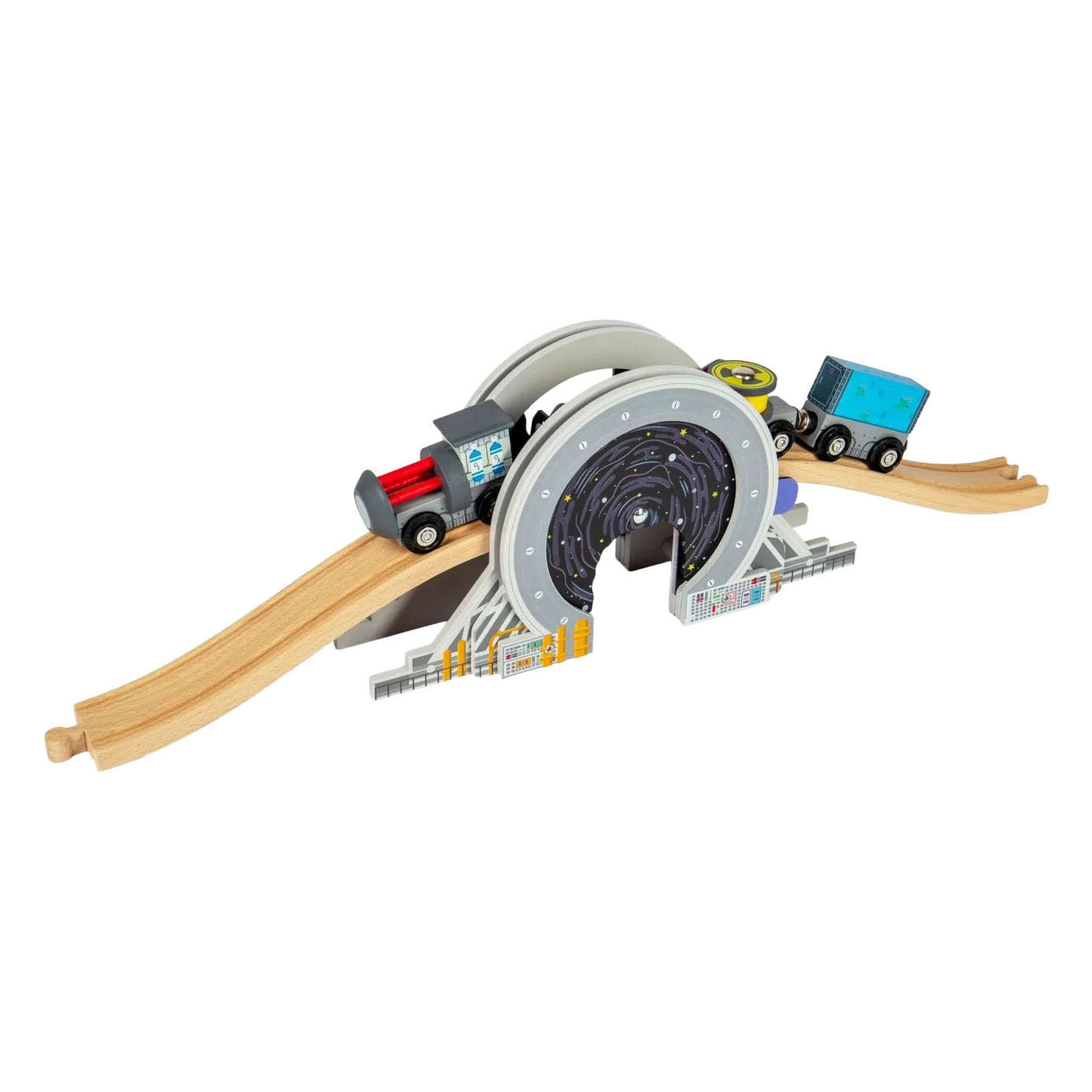 Bigjigs Holzschienen – Weltraumbrücke
