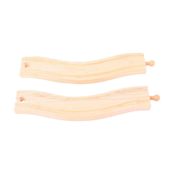 Bigjigs Holzschienen - Curvy Rails - 2 Stk.