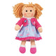 Bigjigs Stoffpuppe Maggie – 35 cm