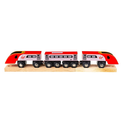 Bigjigs Holzeisenbahn Virgin Pendolino – 5 Stk.