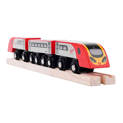 Bigjigs Holzeisenbahn Virgin Pendolino – 5 Stk.