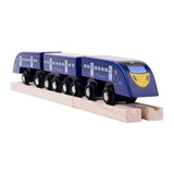 Bigjigs Hochgeschwindigkeitszug aus Holz 1 - 5 Stk. - afbeelding 2