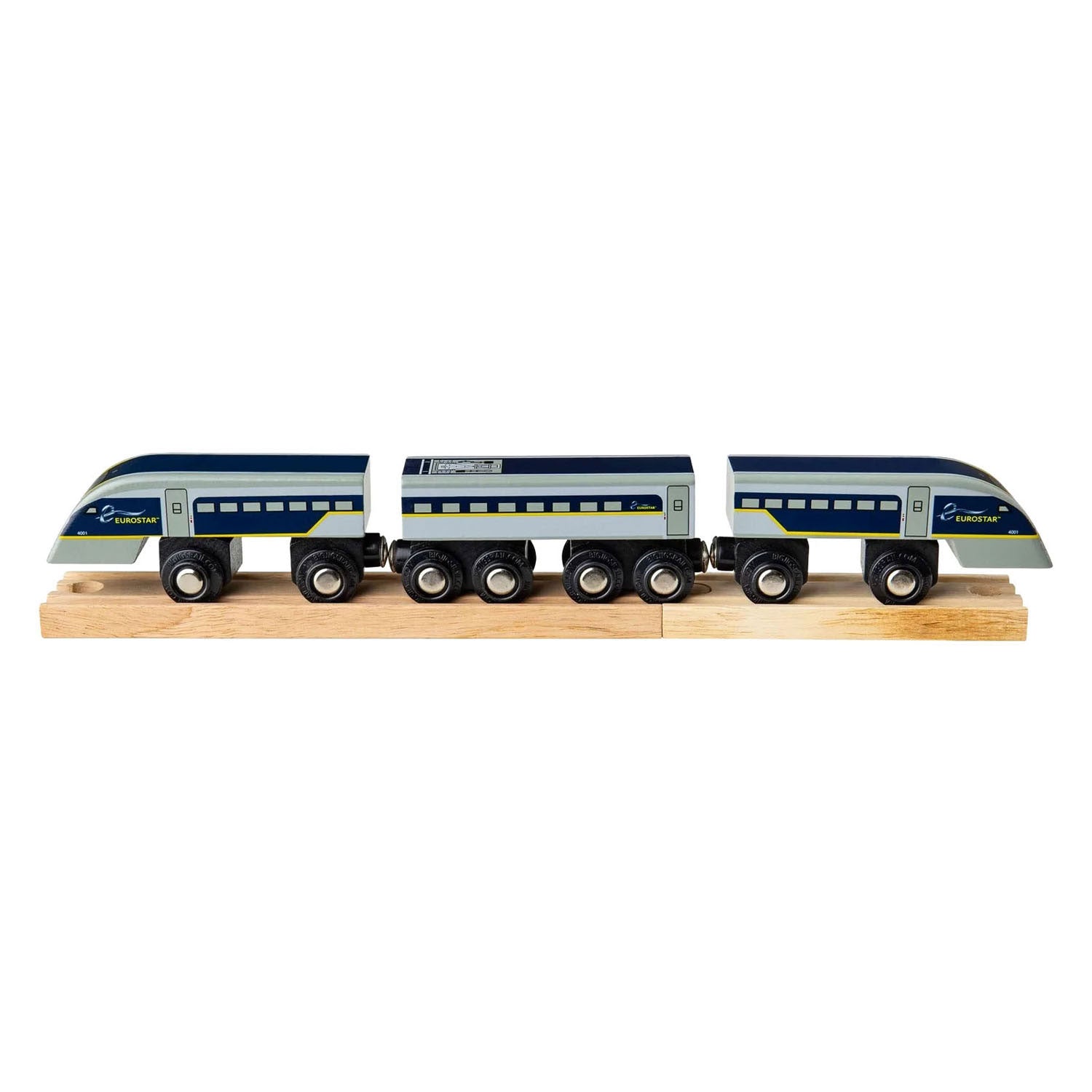 Bigjigs Holzeisenbahn Eurostar E320 - 5 Stk.