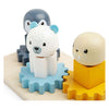 Bigjigs Holzzahnradpuzzle Nordpol – 10 Teile.