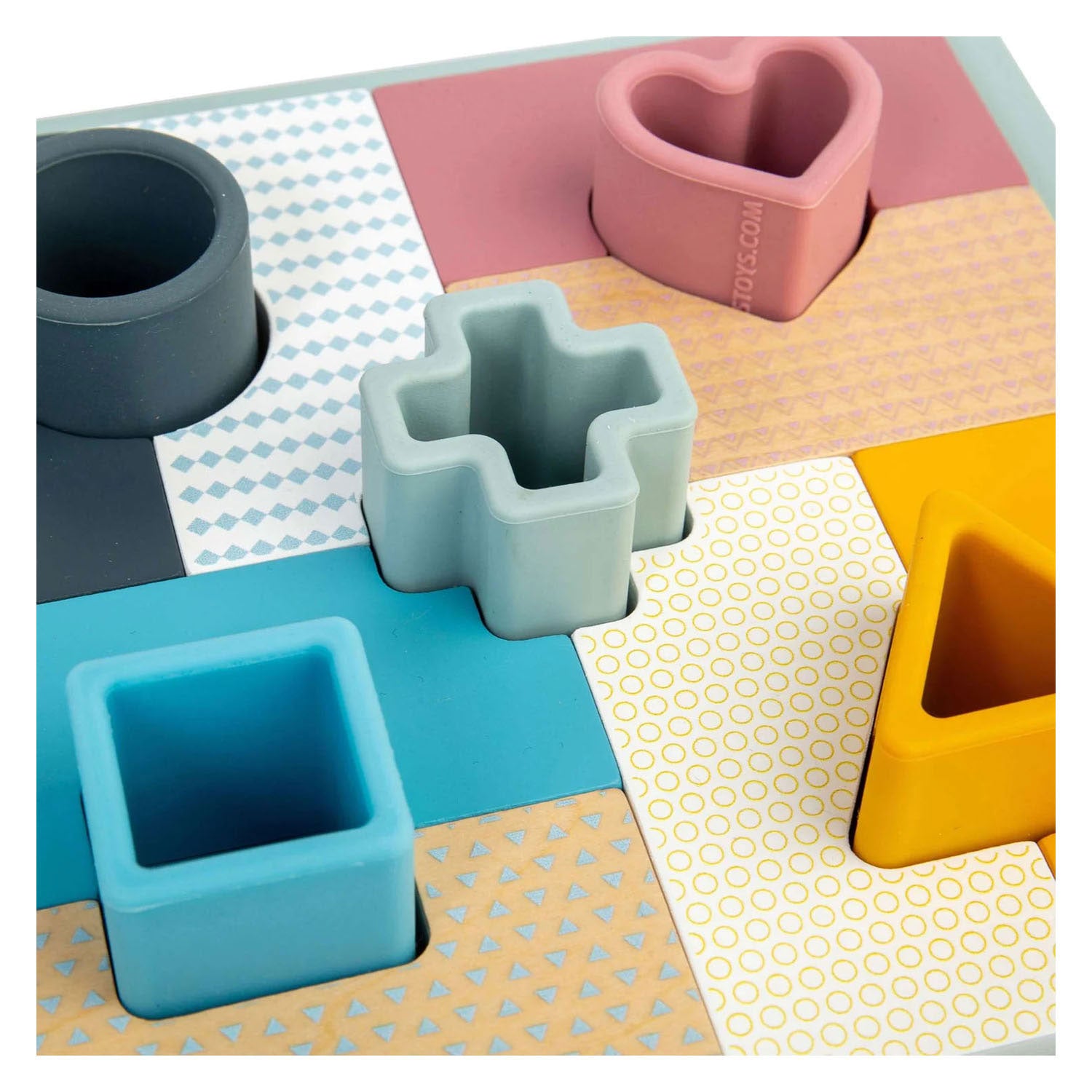 Bigjigs Holzmosaikpuzzle – 14 Teile.