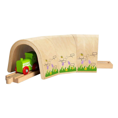 Bigjigs hölzerner Eisenbahntunnel – 3 Teile.