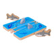 Bigjigs Holzschienen - Hai-Angriff - 4 Stk.