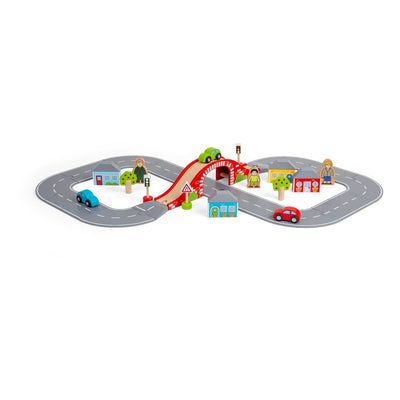 Bigjigs Holzstraßen-Set – 36-tlg.
